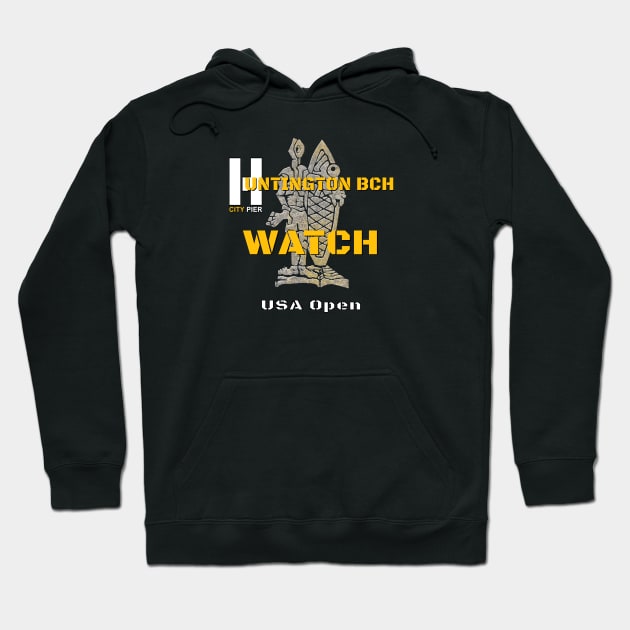 Huntington Beach Surf Open Hoodie by The Witness